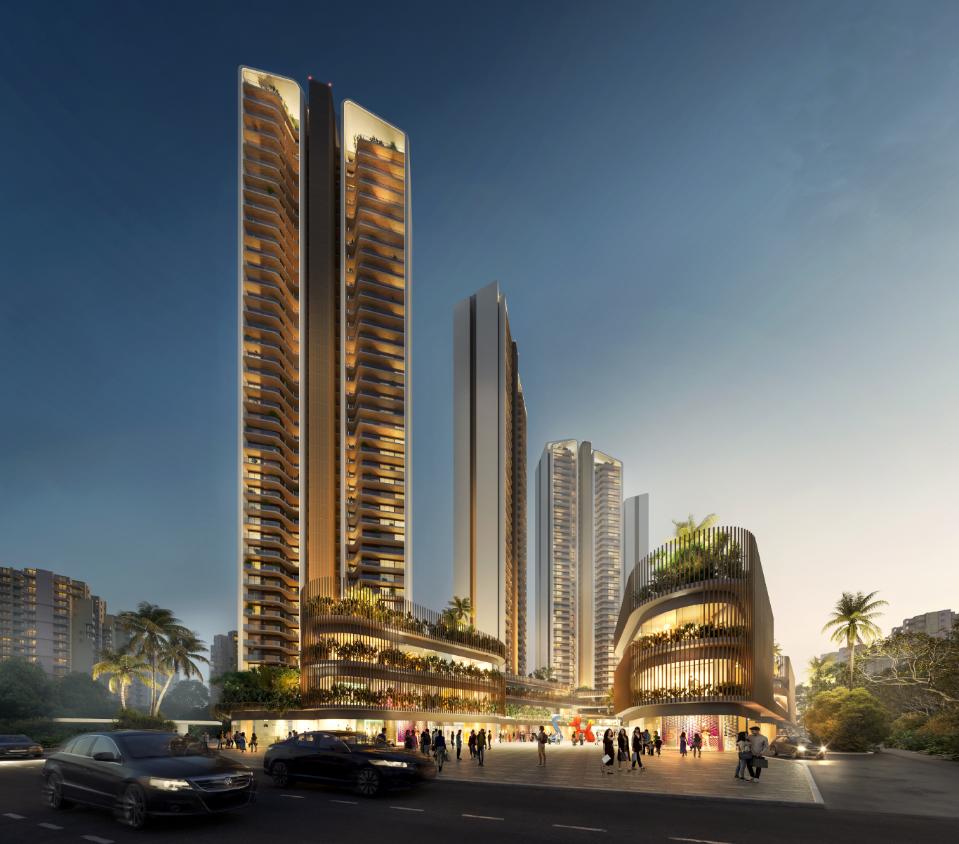 Ganga Nine Zero premium residences exterior at Sector 90 Gurgaon